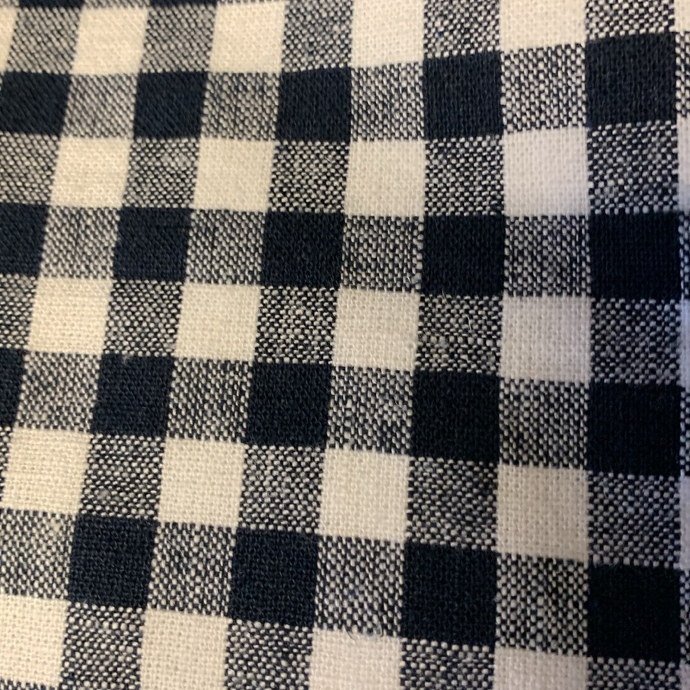 J Crew Re-Imagined Linen Blend One Button Buffalo Check Blazer - Picture 7 of 15